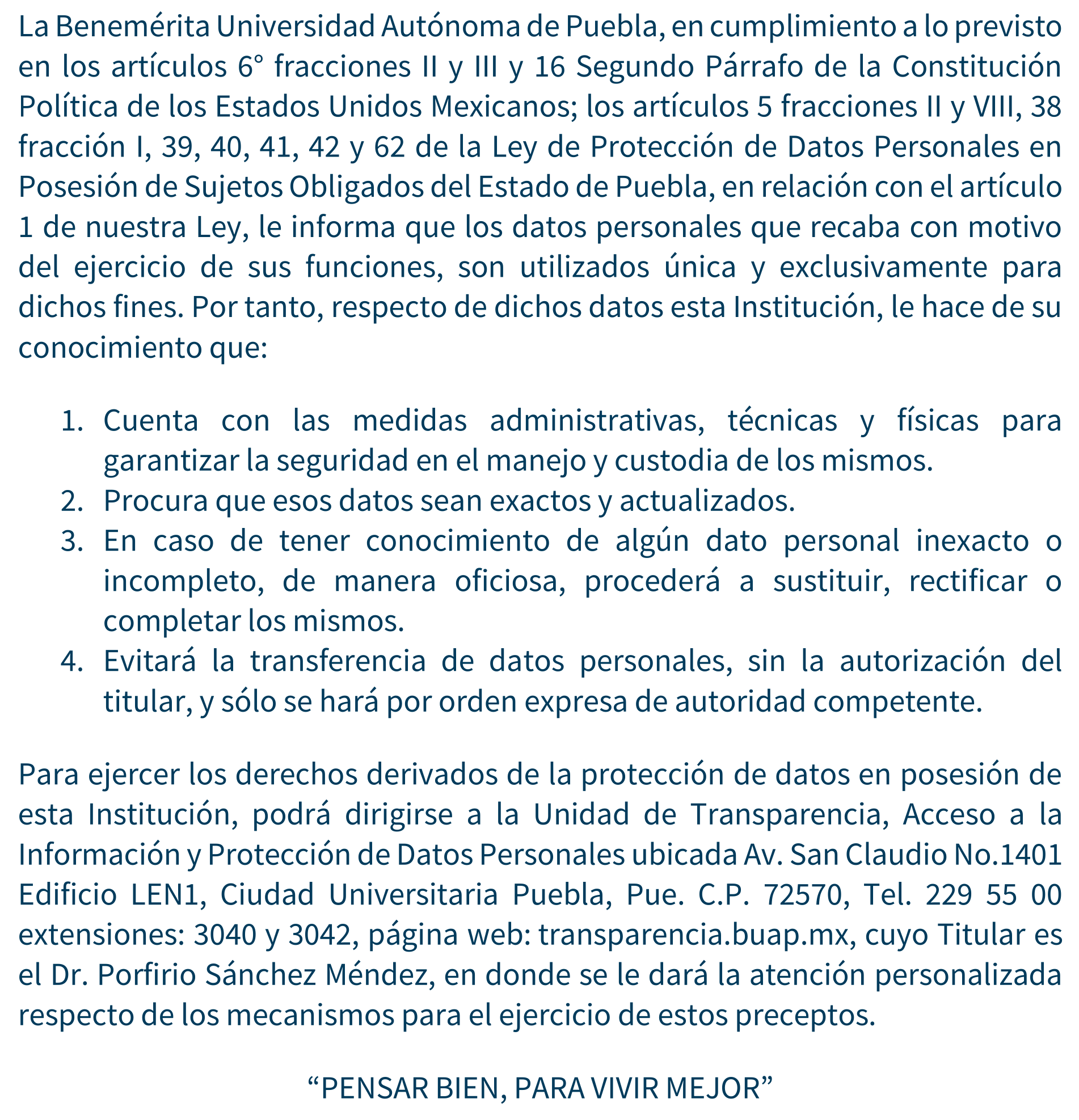 Aviso de privacidad
